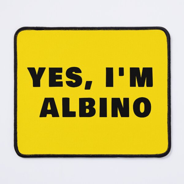 Item preview, Yes, I'm Albino_black & yellow designed and sold by AlbinoAna777.