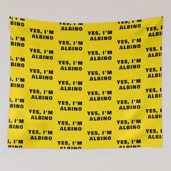 Item preview, Yes, I'm Albino_black & yellow designed and sold by AlbinoAna777.