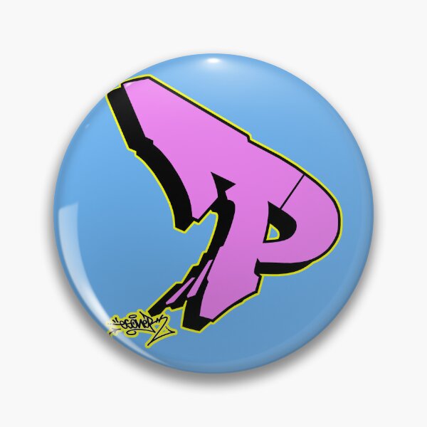 Item preview, PINK LETTER P BY ESONE URBAN GRAFFITI STREET STYLE  designed and sold by GraffitiBomberZ.