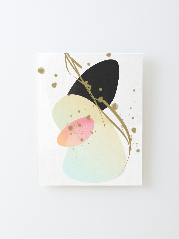 Alternate view of Sweet Curves - Abstract Lines and Shapes Mounted Print