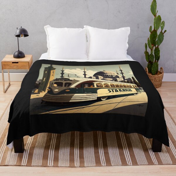 Item preview, Original art Vintage style Istanbul Travel Poster Print designed and sold by 3 CITIES.
