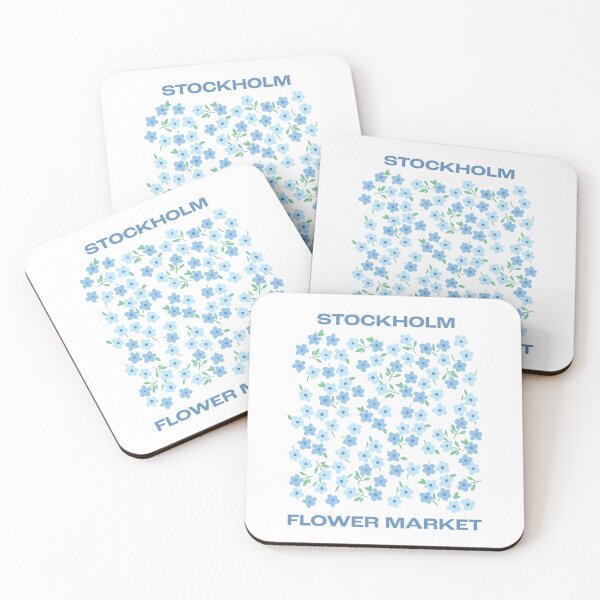 Item preview, vintage, ditsy, florals, flower market, stockholm, blue designed and sold by blomastudios.