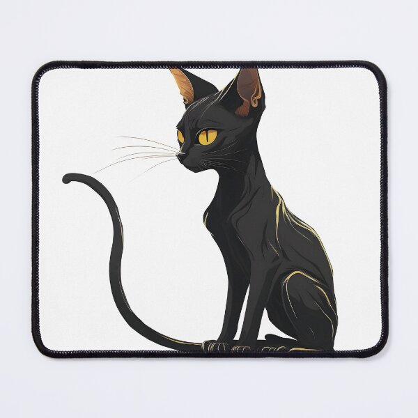 Item preview, Abyssinian Cat | Abyssinian Cat Breed | Abyssinian Cat Black Silhouette designed and sold by Broskan.