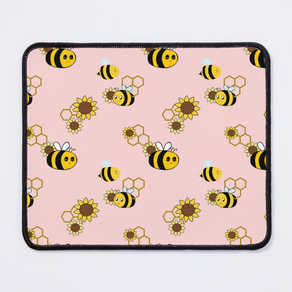 Item preview, cute bees, flowers and honeycomb pattern for kids designed and sold by DesignsByMadiha.
