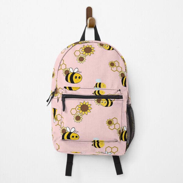 Item preview, cute bees, flowers and honeycomb pattern for kids designed and sold by DesignsByMadiha.