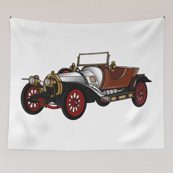Item preview, Classic car 1920 cartoon illustration designed and sold by Misscartoon.