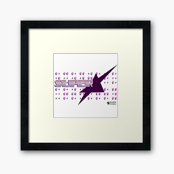 Superstar Framed Art Print