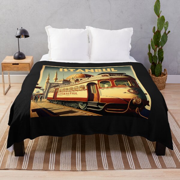 Item preview, Original art Vintage style Istanbul Travel Poster Print designed and sold by 3 CITIES.
