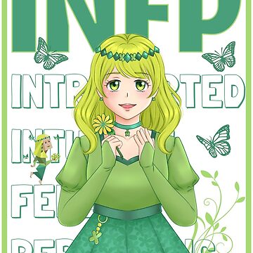 INFP anime characters Sticker for Sale by PomeranecShop