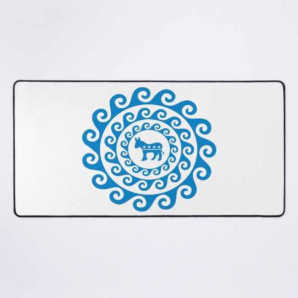 Item preview, Blue Wave Mandala Democratic Donkey 2020 Presidential Election designed and sold by funnytshirtemp.