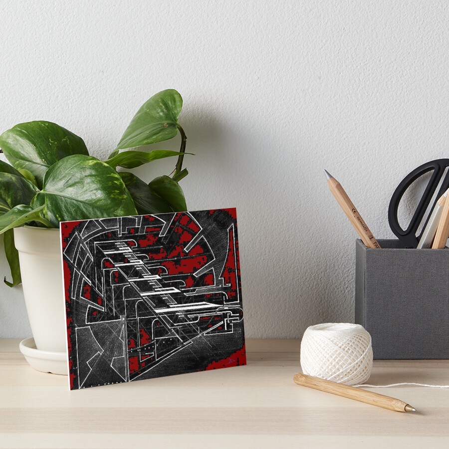 Item preview, Art Board Print designed and sold by quadon.