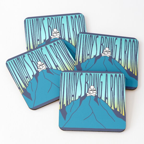 Item preview, always bring a book (sunrise on a mountain) designed and sold by iamvail.