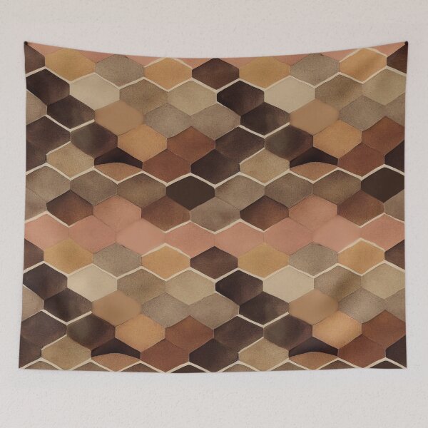 Item preview, Earth Tones Clay Texture pattern designed and sold by marialindemann.