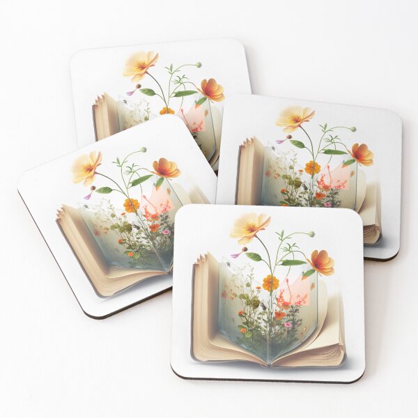 Item preview, flowers growing from book #1 designed and sold by toxicdz.