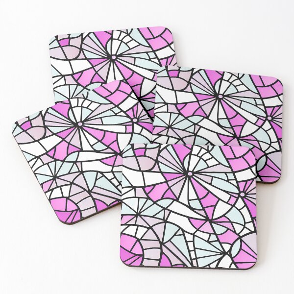 Item preview, Pink Broken Glass - Stained Glass pattern designed and sold by Artilize.