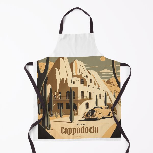 Artikelvorschau, Original-Kunst Vintage-Stil Kappadokien Reise-Plakat-Druck entworfen und verkauft von 3 CITIES.