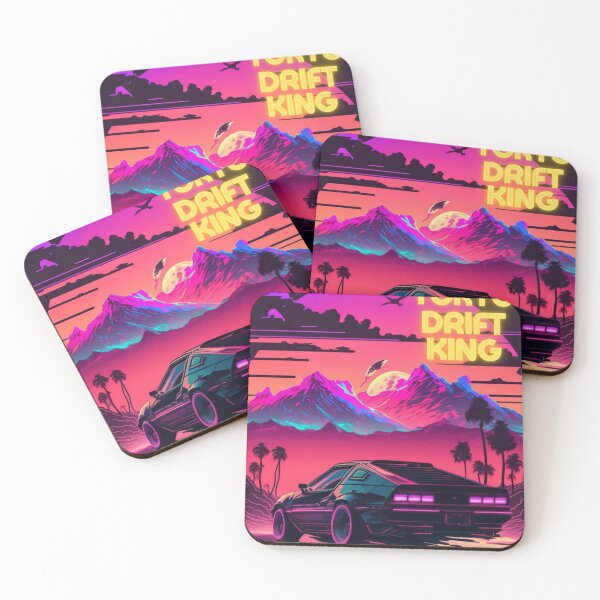 Item preview, Vintage Sunset Ride: A Classic Car Driving in the Sunset 1 designed and sold by AkoSiEss.