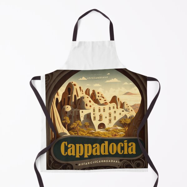Artikelvorschau, Original-Kunst Vintage-Stil Kappadokien Reise-Plakat-Druck entworfen und verkauft von 3 CITIES.