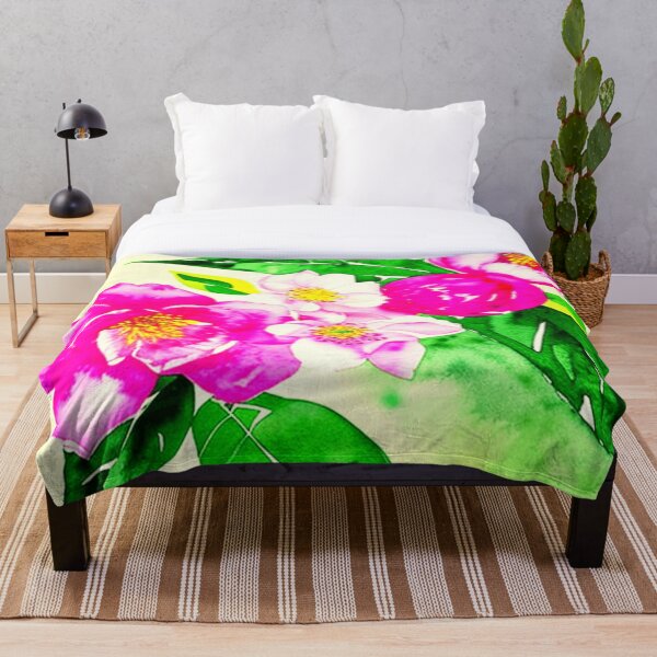 Item preview, Bright Flowers Summer Watercolor Peonies  designed and sold by skolfid brows ⭐⭐⭐⭐⭐ (5.0).