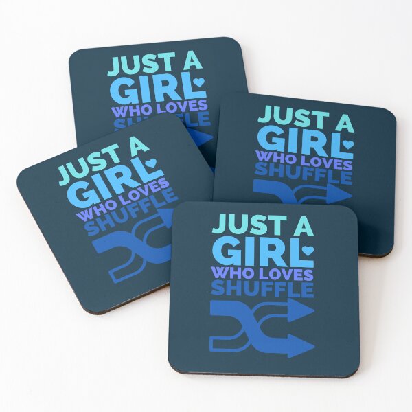 Item preview, Just A Girl Who Loves Shuffle designed and sold by Styler Design.