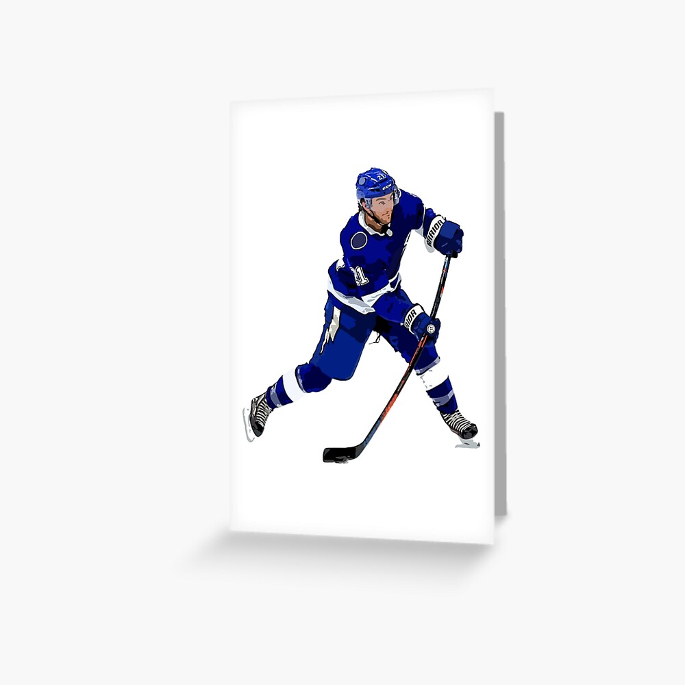 Ross Colton Hockey Paper Poster Lightning 2 - Ross Colton - Sticker