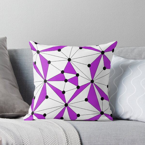 Item preview, Abstract geometric pattern - purple designed and sold by K.S ART.