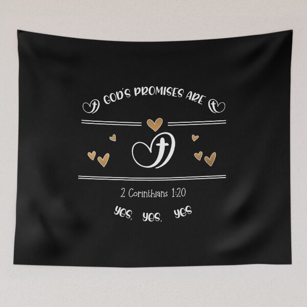 Item preview, Christian Design - God’s promises are yes designed and sold by simplydesignart.