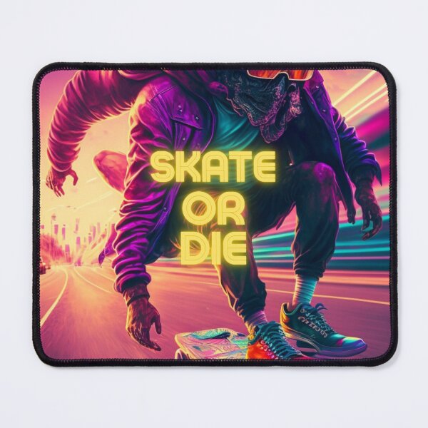 Item preview, Skate or Die: A Cool Man Riding a Skateboard designed and sold by AkoSiEss.