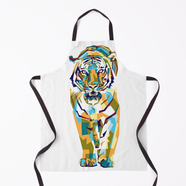 Item preview, Colorfully tiger - geometric forms designed and sold by professorguru.