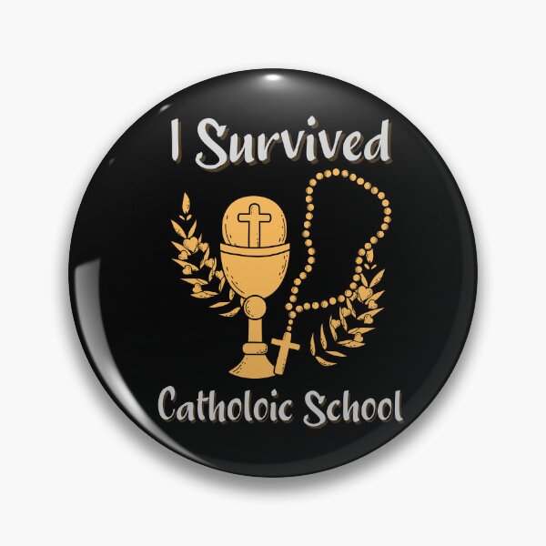 Item preview, I Survived Catholic School | God Love | Catholic designed and sold by Cr4ftyCreations.
