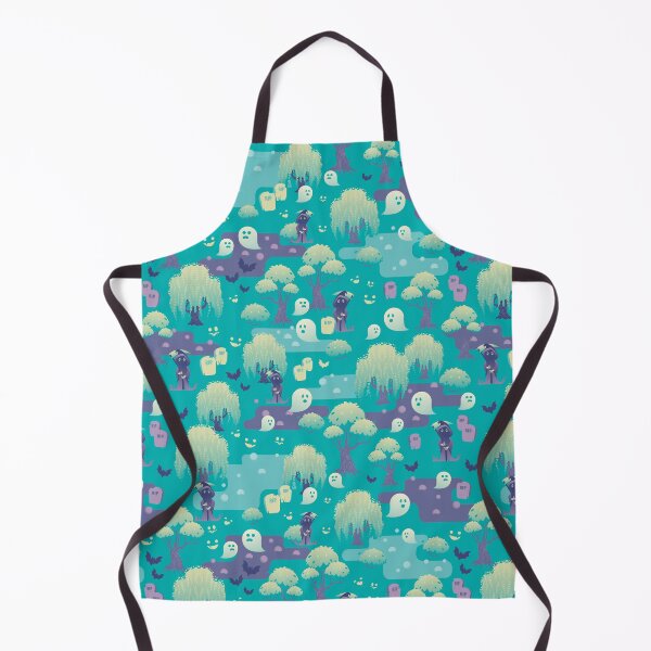 Item preview, Green Haunted Halloween Ghost Swamp designed and sold by Melissa Plugge-Dekker.