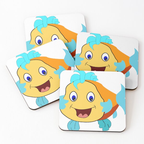 Item preview, Happy Gold Fish Cartoon Character  designed and sold by AMK-artworld.