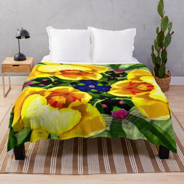 Item preview, Bright Yellow Flower Pattern designed and sold by Patternflower.