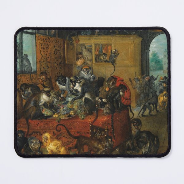 Item preview, Jan Brueghel the Elder - Monkeys feasting  designed and sold by Onodera.