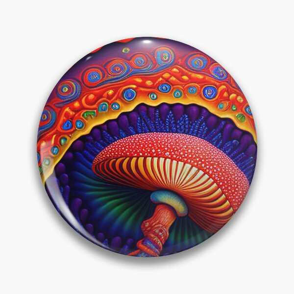 Artikelvorschau, Psychedelisch bunte lebendige Pilzaura entworfen und verkauft von RK - Shop.