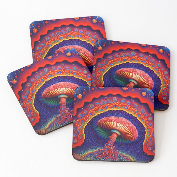 Artikelvorschau, Psychedelisch bunte lebendige Pilzaura entworfen und verkauft von RK - Shop.