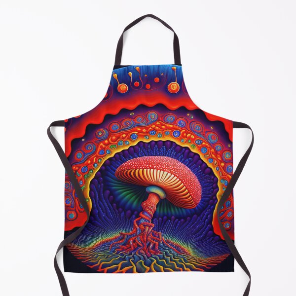 Aperçu de l'œuvre Aura de champignon vibrant coloré psychédélique créée et vendue par RK - Shop.