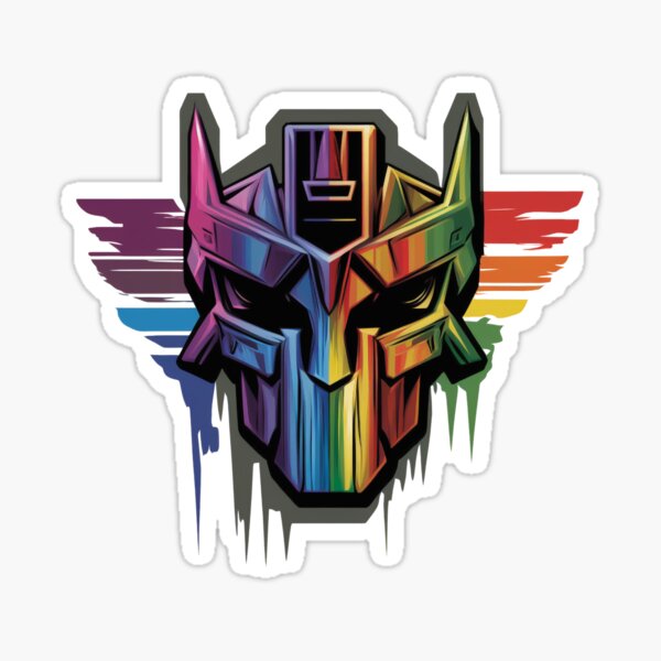 Item preview, Rainbow Robo designed and sold by CreateContent.