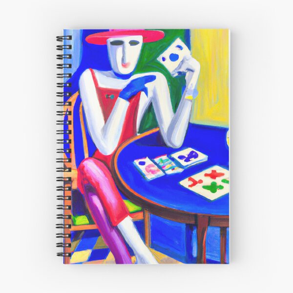 Item preview, Female Robot Playing Poker designed and sold by mittie101.