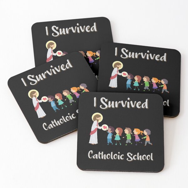 Item preview, I Survived Catholic School | God Love | Catholic designed and sold by Cr4ftyCreations.