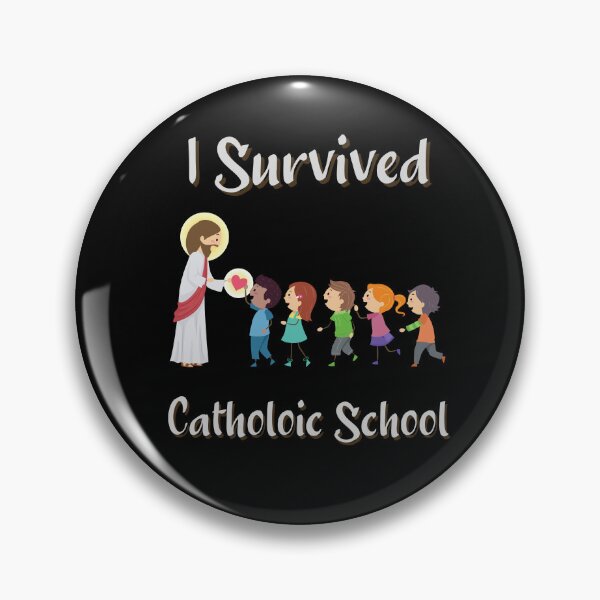 Item preview, I Survived Catholic School | God Love | Catholic designed and sold by Cr4ftyCreations.