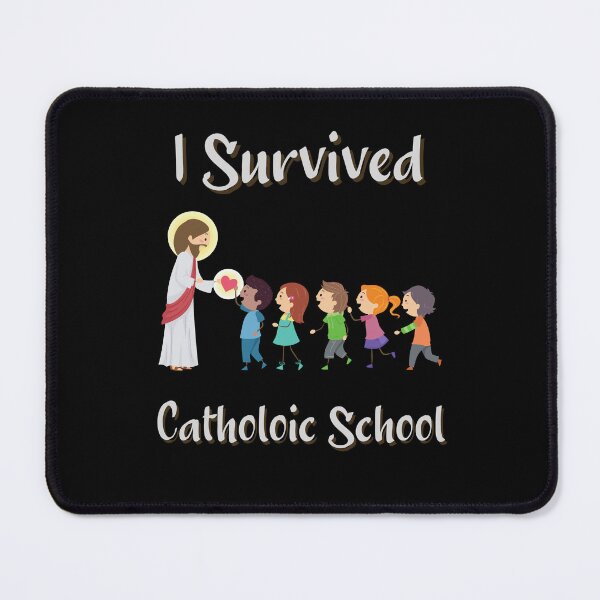 Item preview, I Survived Catholic School | God Love | Catholic designed and sold by Cr4ftyCreations.