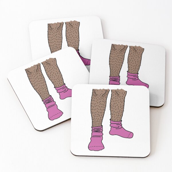 Item preview, Hairy Legs and Pink Socks designed and sold by Widdershins  Art.