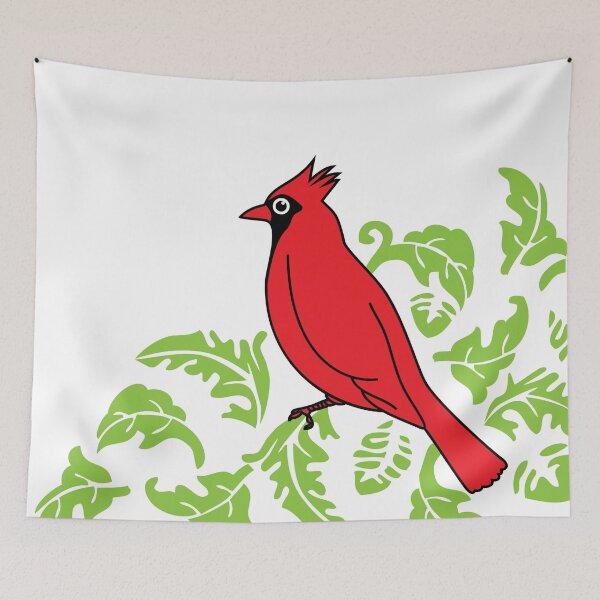 Item preview, Cardinal Red Bird Perched on branch designed and sold by Anna Lemos.