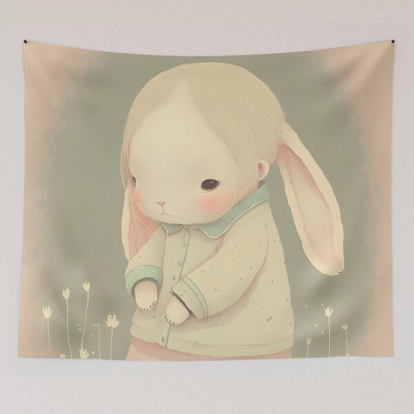 Item preview, Rabbit girl designed and sold by Warehouse46.