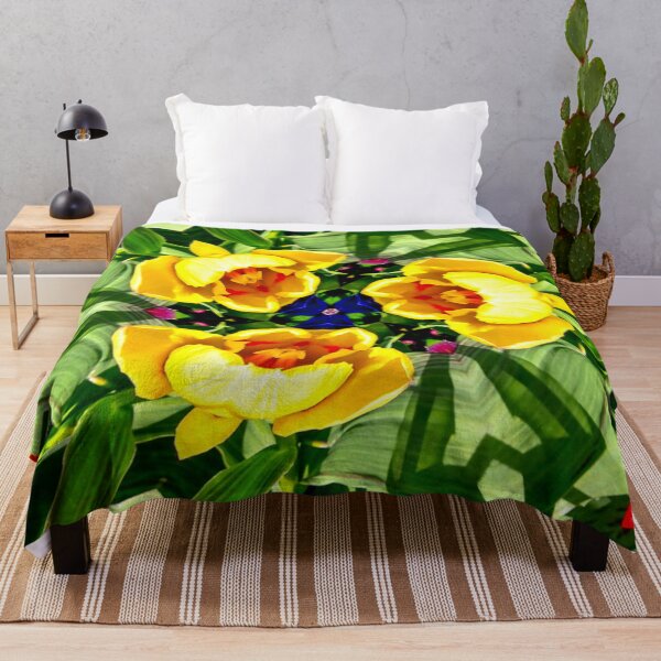 Item preview, Bright Yellow Flower Pattern designed and sold by Patternflower.