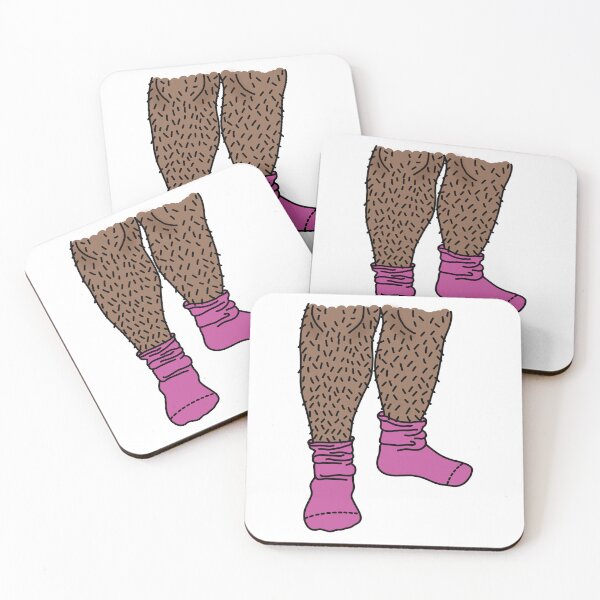 Item preview, Hairy Legs and Pink Socks designed and sold by Widdershins  Art.