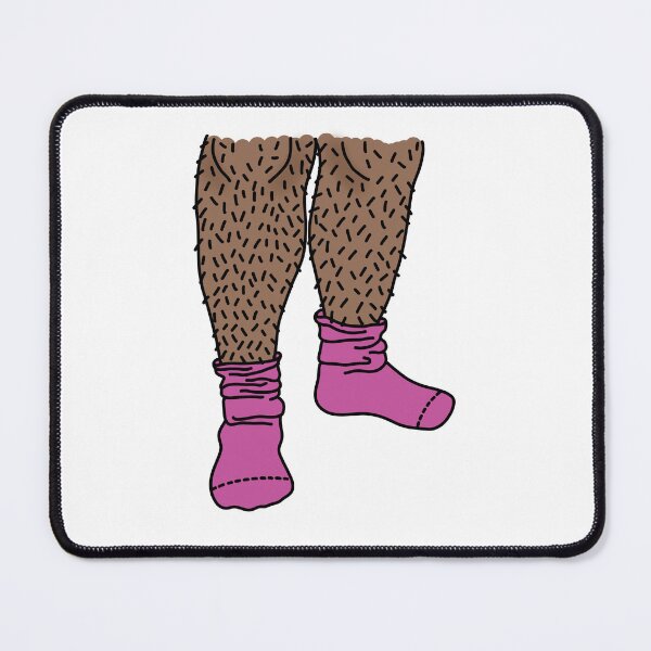 Item preview, Hairy Legs and Pink Socks designed and sold by Widdershins  Art.