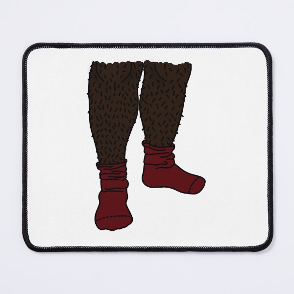 Item preview, Hairy Legs and Red Socks designed and sold by Widdershins Art.