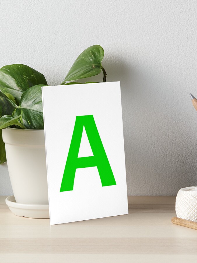 Green color Letter B Sticker for Sale by WECreations